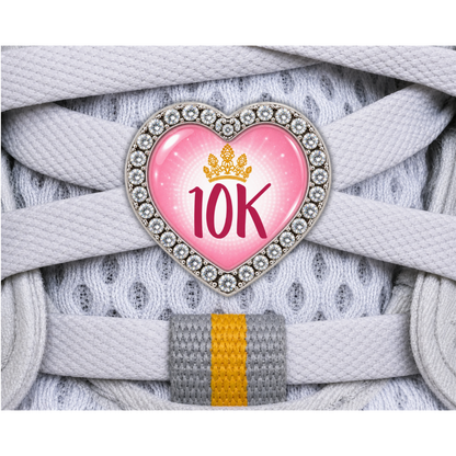 10K Princess Runner Shoelace Charm