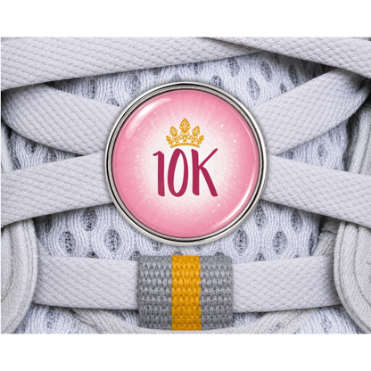 10K Princess Runner Shoelace Charm