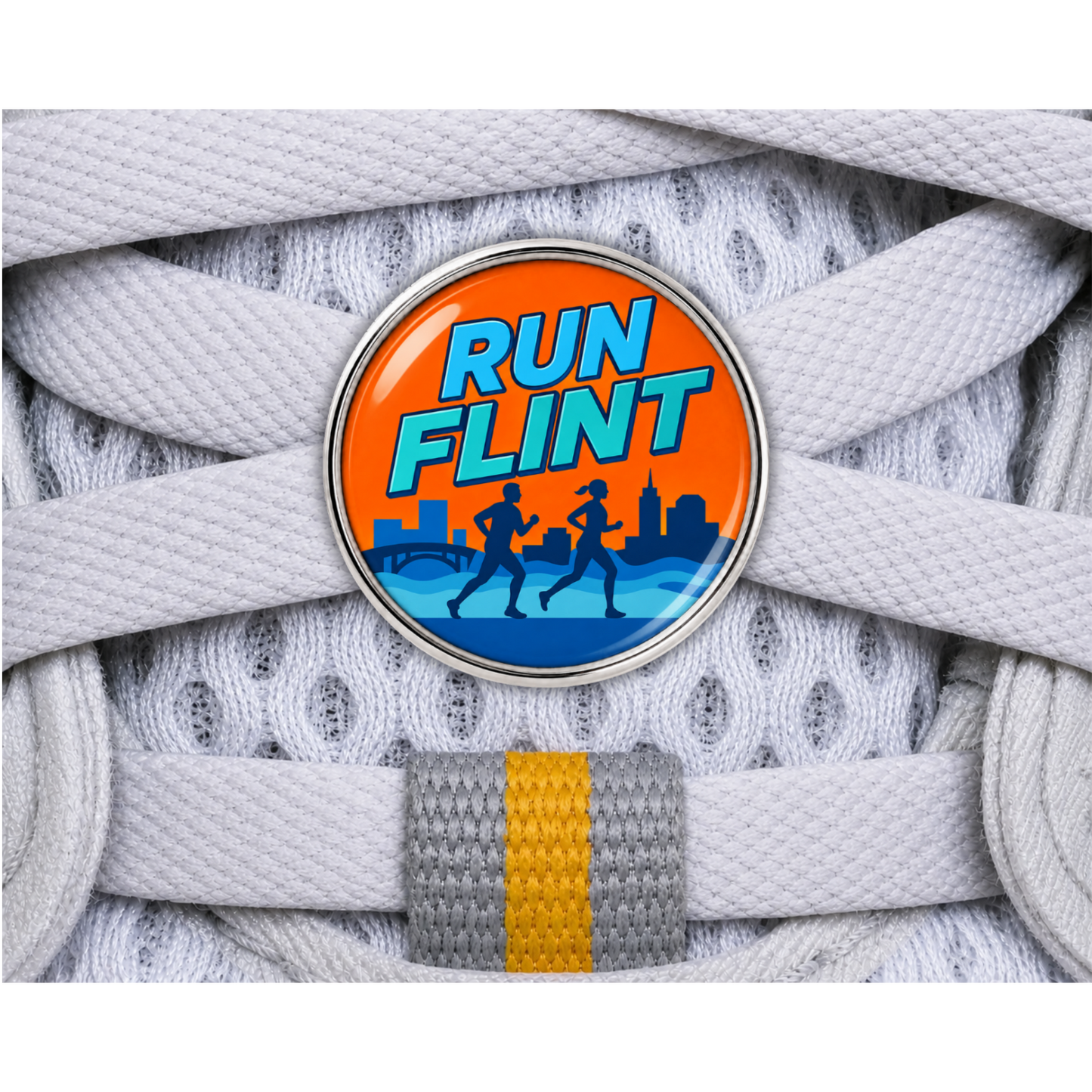 Run Flint Michigan Sneaker Charm