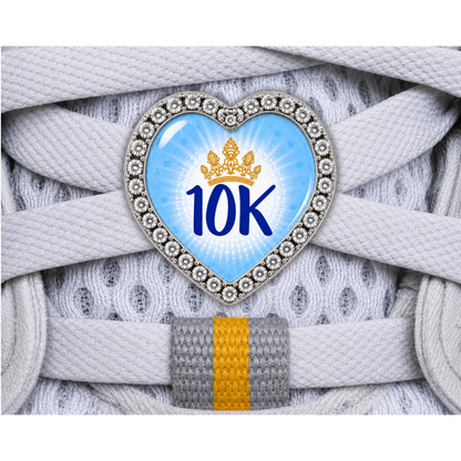 10K Princess Runner Shoelace Charm