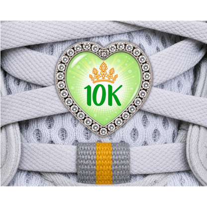 10K Princess Runner Shoelace Charm