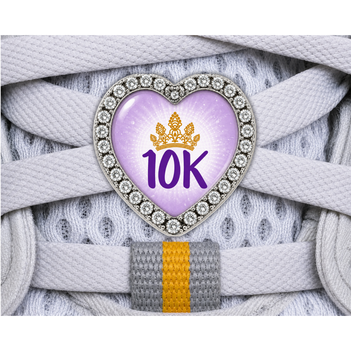 10K Princess Runner Shoelace Charm