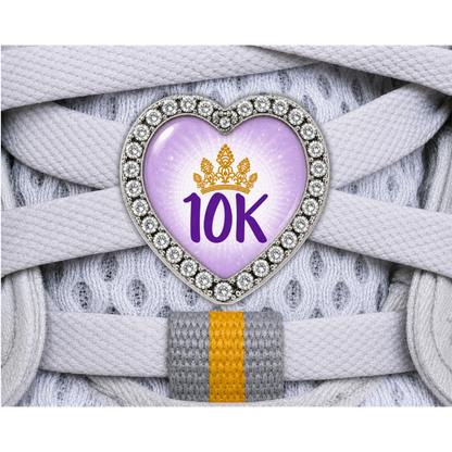 10K Princess Runner Shoelace Charm
