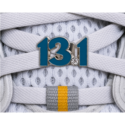 13.1 Half Marathon Distance Sneaker Charm
