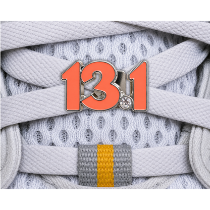 13.1 Half Marathon Distance Sneaker Charm