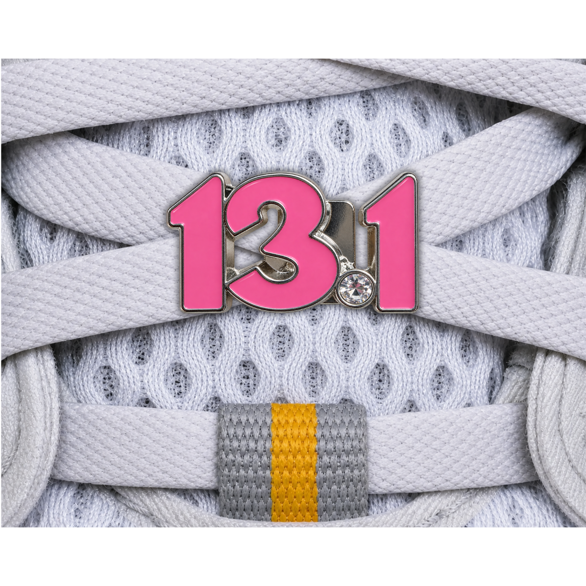 13.1 Half Marathon Distance Sneaker Charm