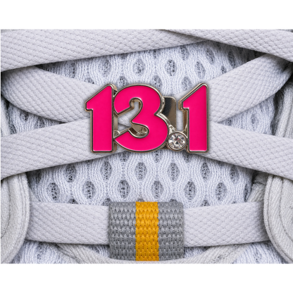 13.1 Half Marathon Distance Sneaker Charm