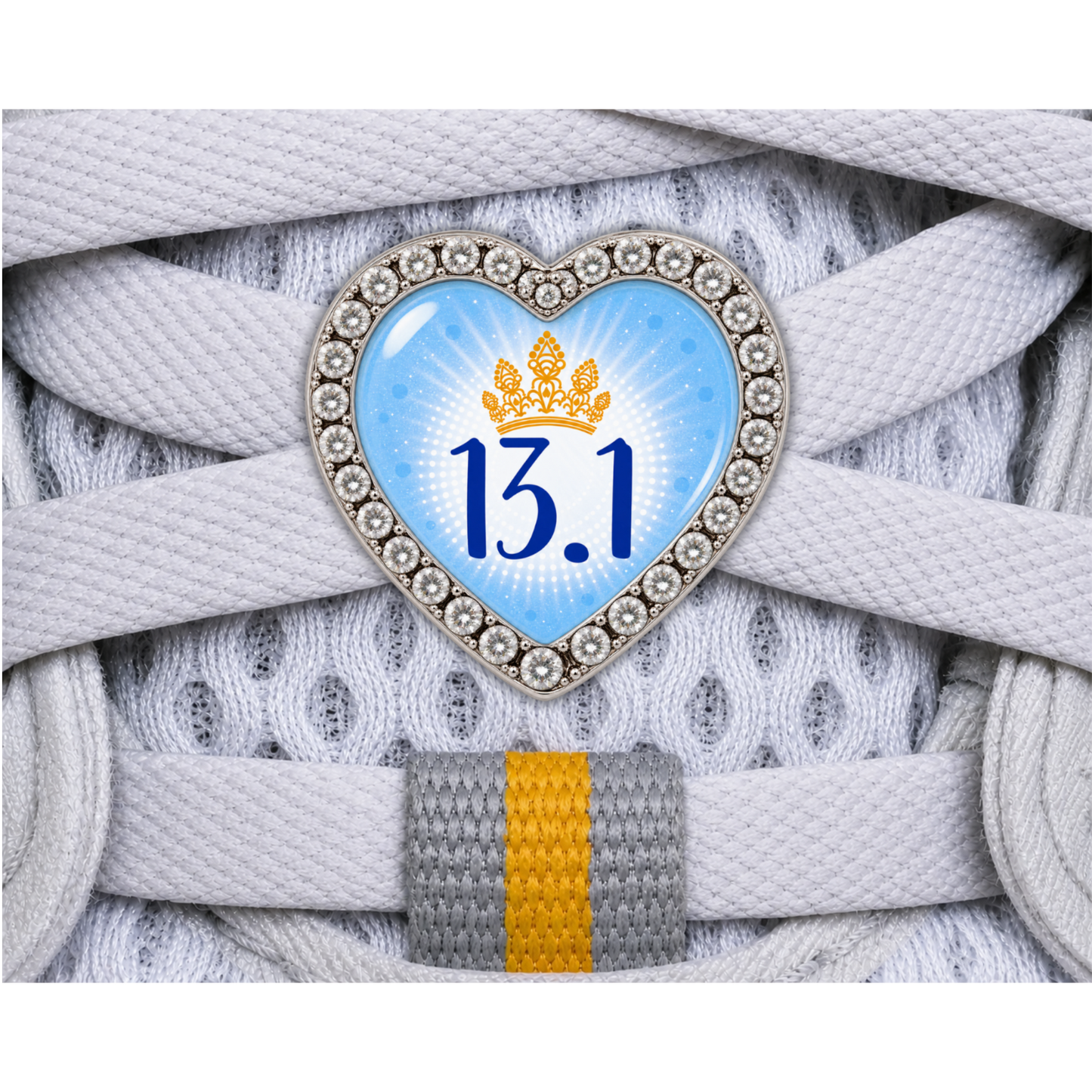 13.1 Princess Half Marathon Runner Shoelace Charm