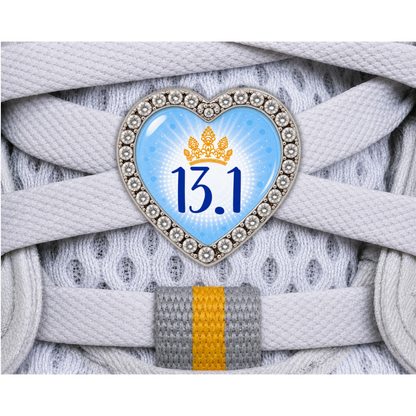 13.1 Princess Half Marathon Runner Shoelace Charm