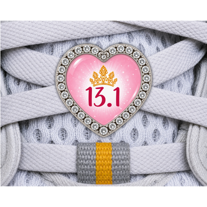 13.1 Princess Half Marathon Runner Shoelace Charm