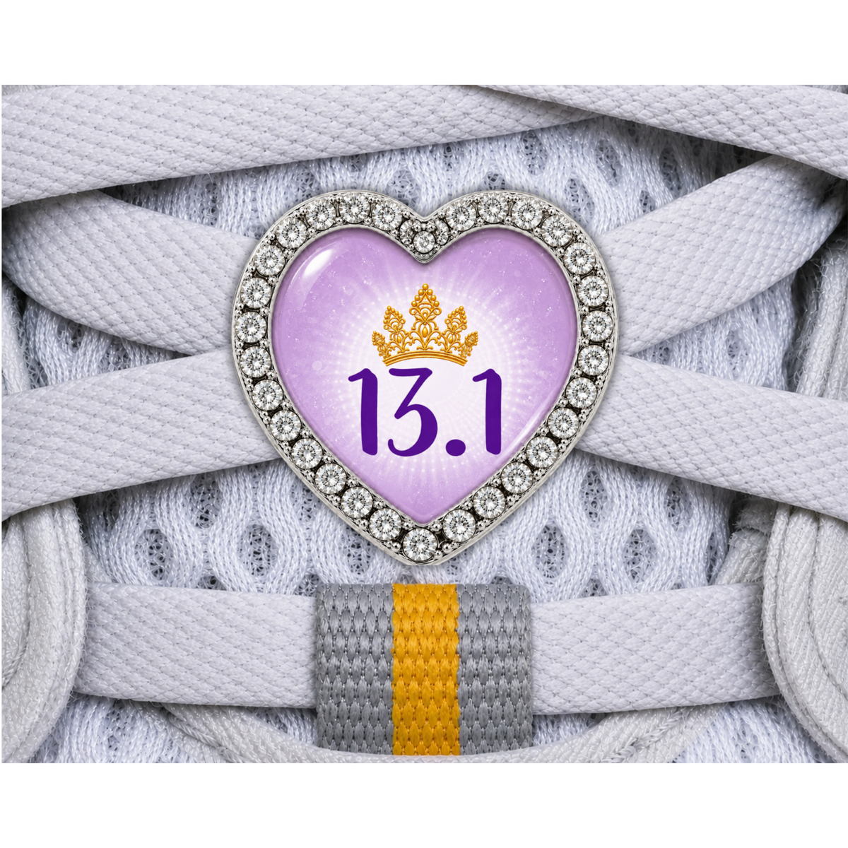 13.1 Princess Half Marathon Runner Shoelace Charm