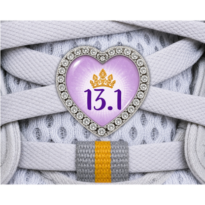 13.1 Princess Half Marathon Runner Shoelace Charm