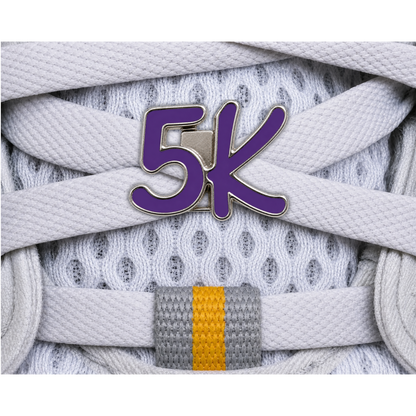 5K Race Distance Sneaker Charm