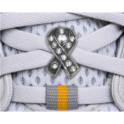 Cause + Awareness Ribbon Sneaker Charm