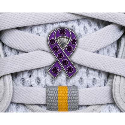 Cause + Awareness Ribbon Sneaker Charm