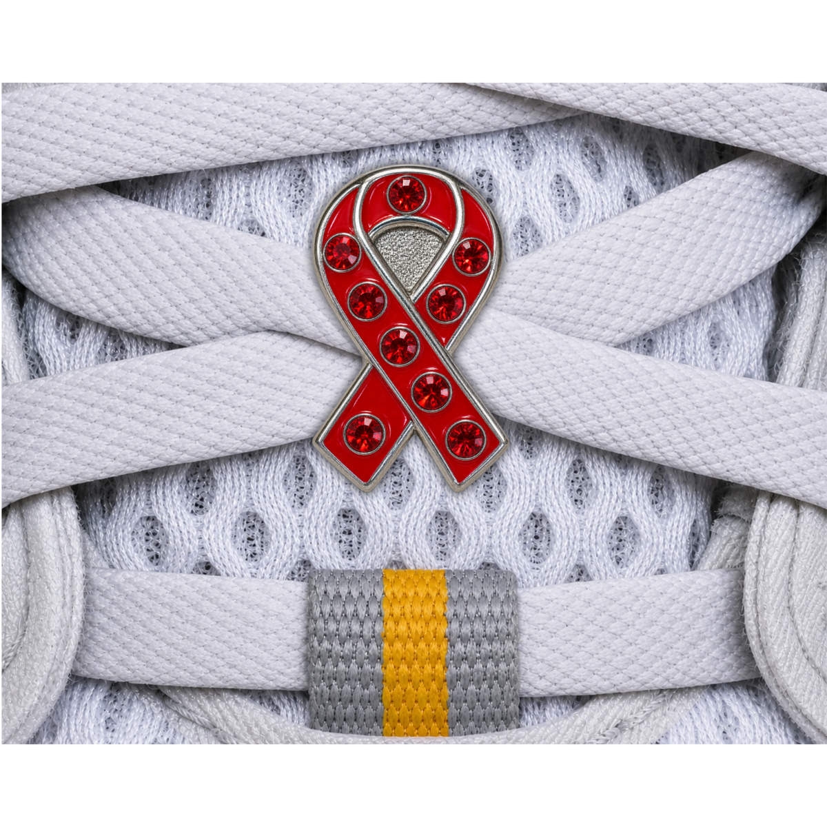 Cause + Awareness Ribbon Sneaker Charm