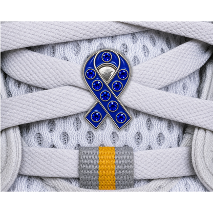 Cause + Awareness Ribbon Sneaker Charm