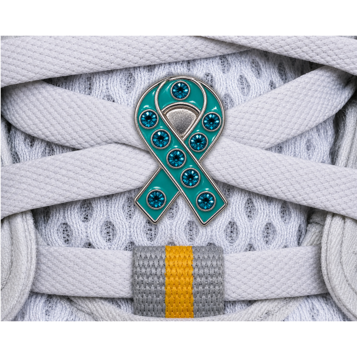 Cause + Awareness Ribbon Sneaker Charm