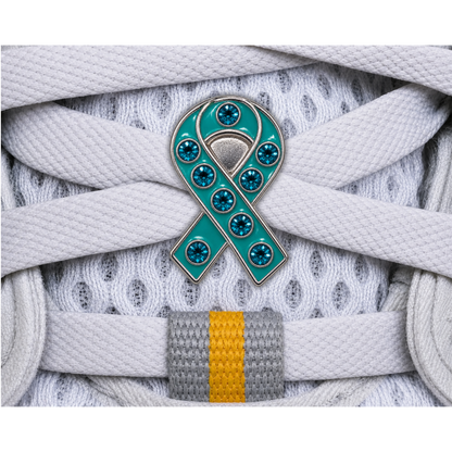 Cause + Awareness Ribbon Sneaker Charm