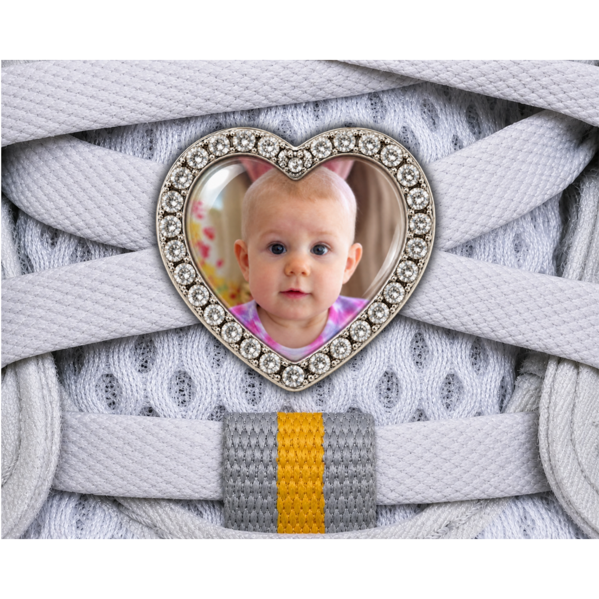 Custom Photo Sneaker Charm – Personalized Shoelace Charm
