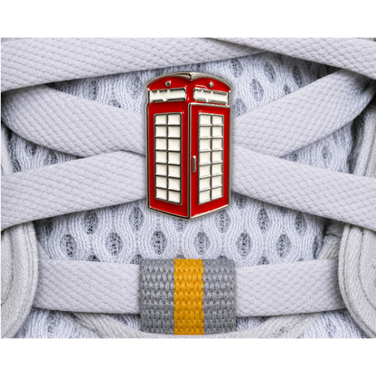 London Phone Booth Shoelace Charm