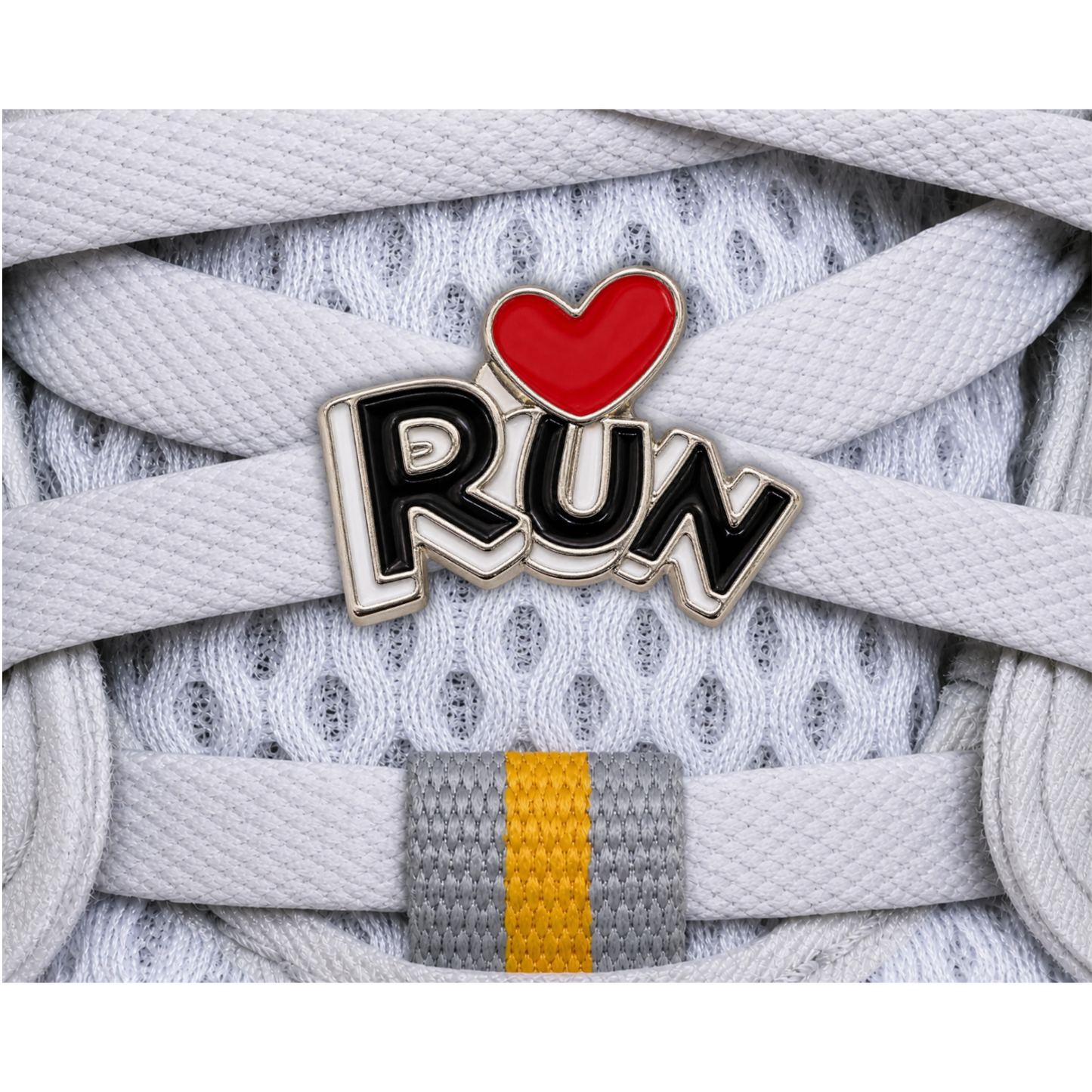 RUN Heart Sneaker Charm