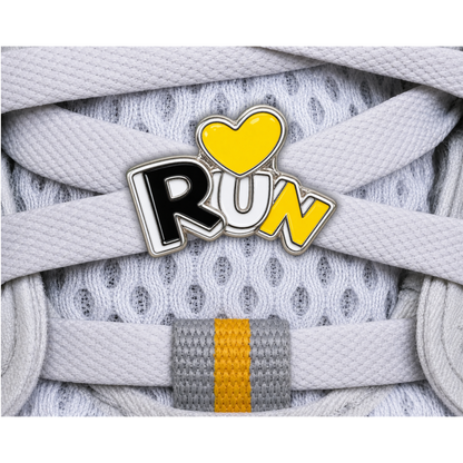 RUN Heart Sneaker Charm