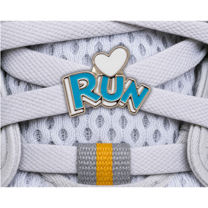 RUN Heart Sneaker Charm