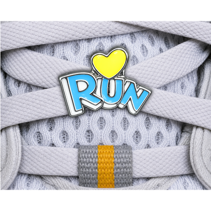 RUN Heart Sneaker Charm