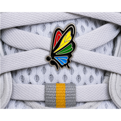 Semicolon Butterfly Sneaker Charm