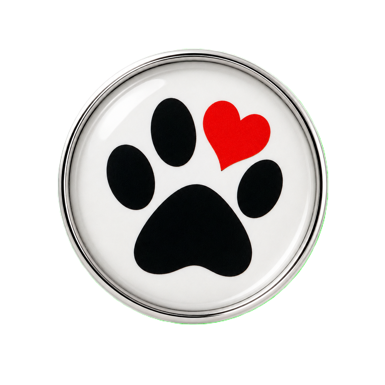 Paw Print Sneaker Charm