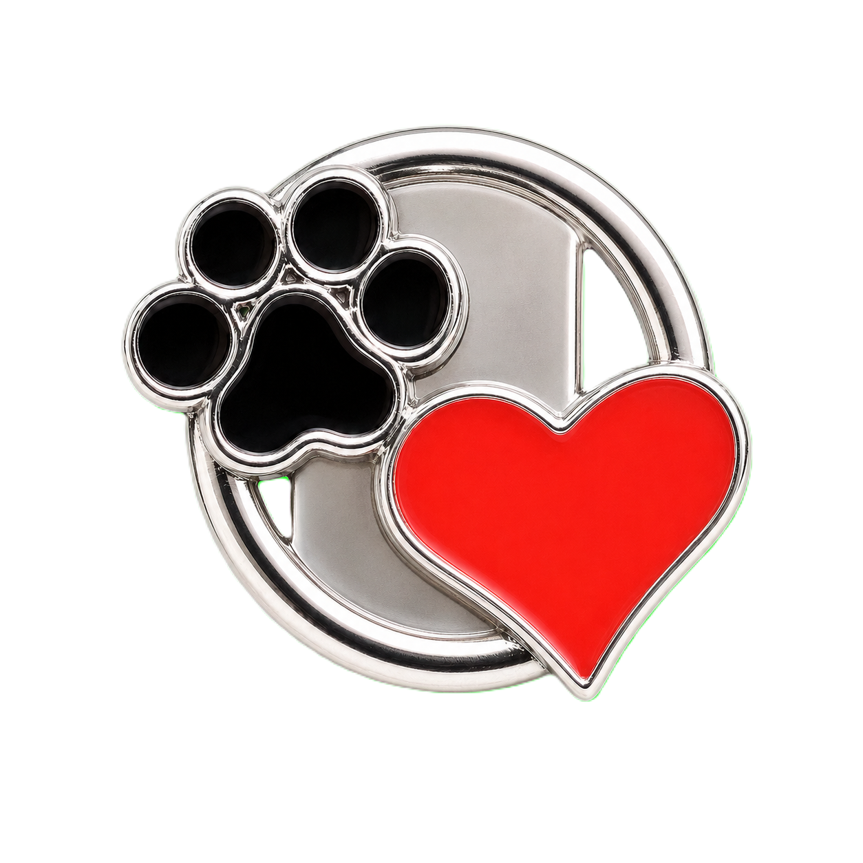 Paw Print Love Charm