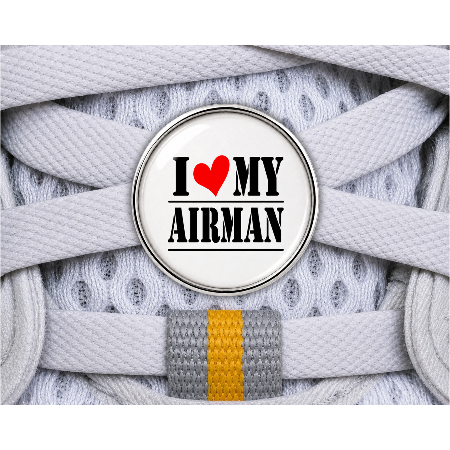I Love My Airman Sneaker Charm