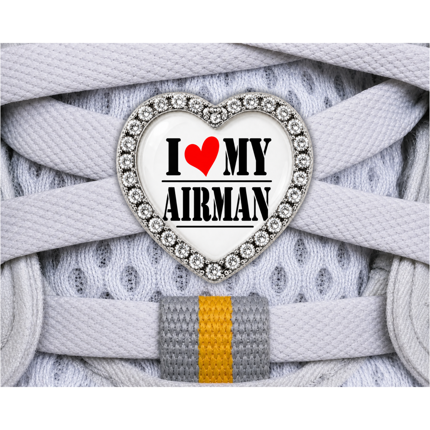 I Love My Airman Sneaker Charm