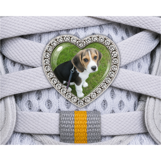 Custom Dog Photo Sneaker Charm