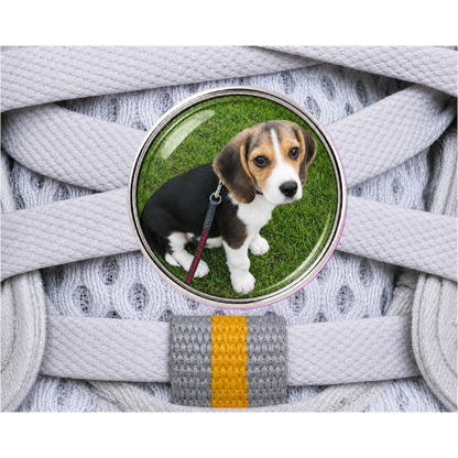 Custom Dog Photo Sneaker Charm – Personalized Dog Charm