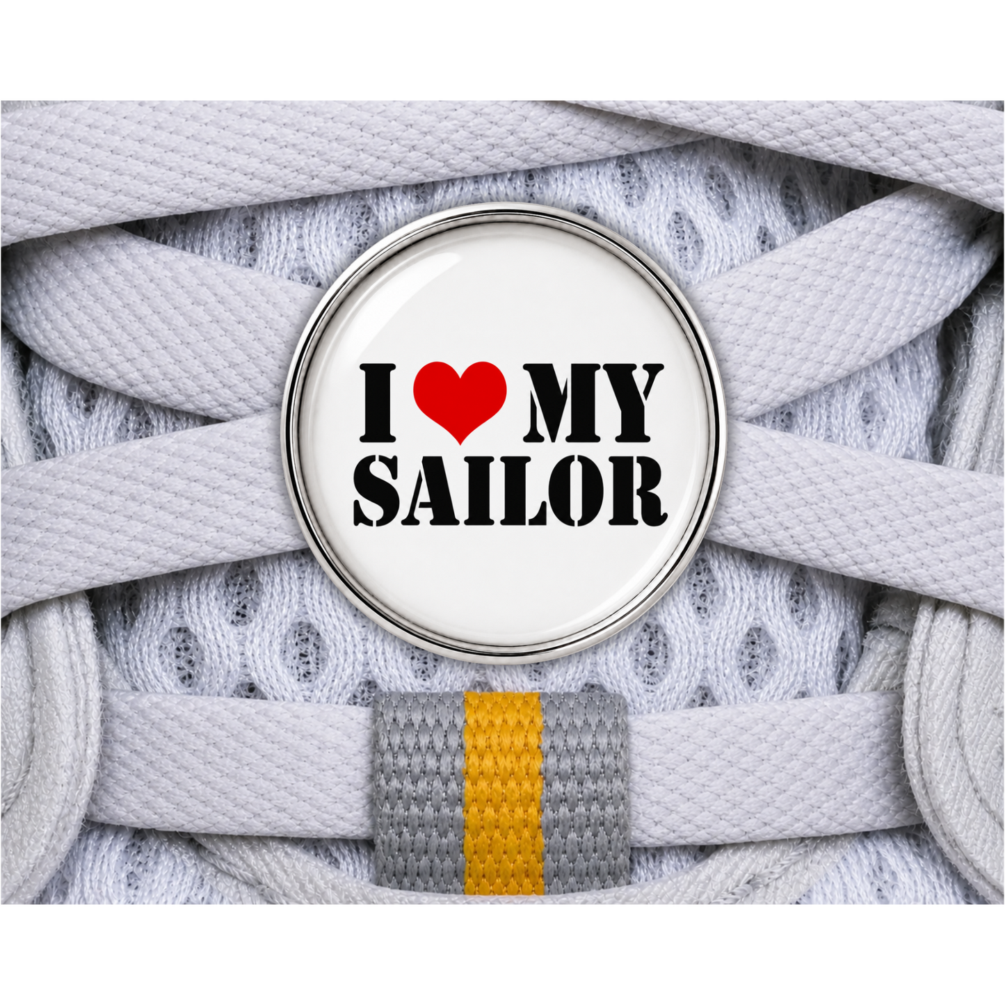 I Love My Sailor Sneaker Charm