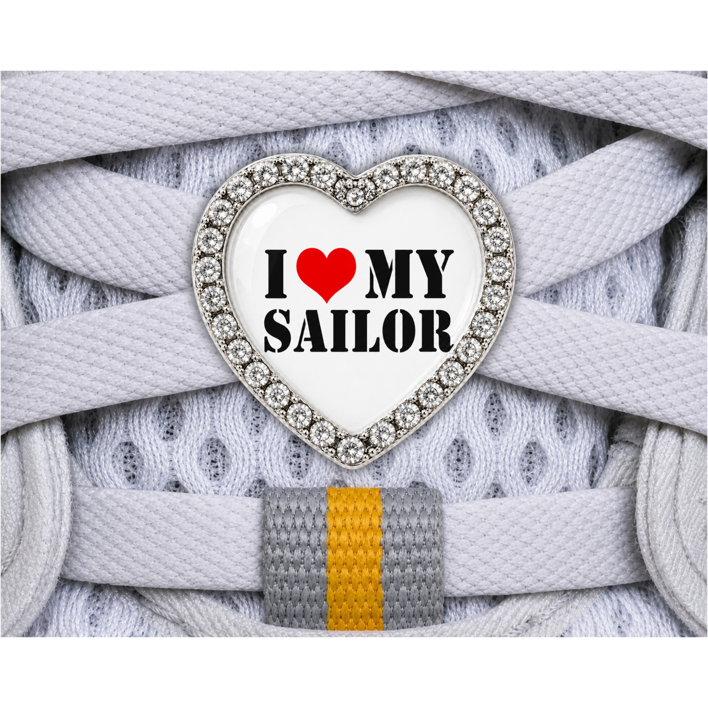 I Love My Sailor Sneaker Charm