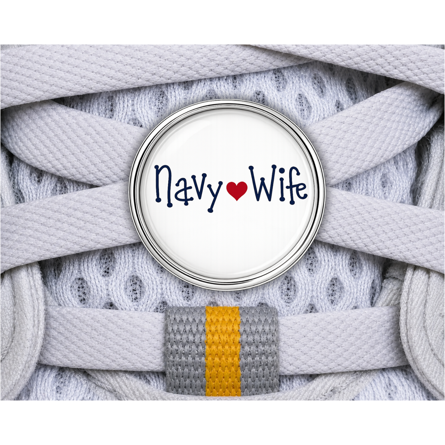 Navy Wife Sneaker Charm