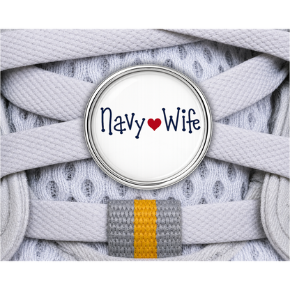 Navy Wife Sneaker Charm