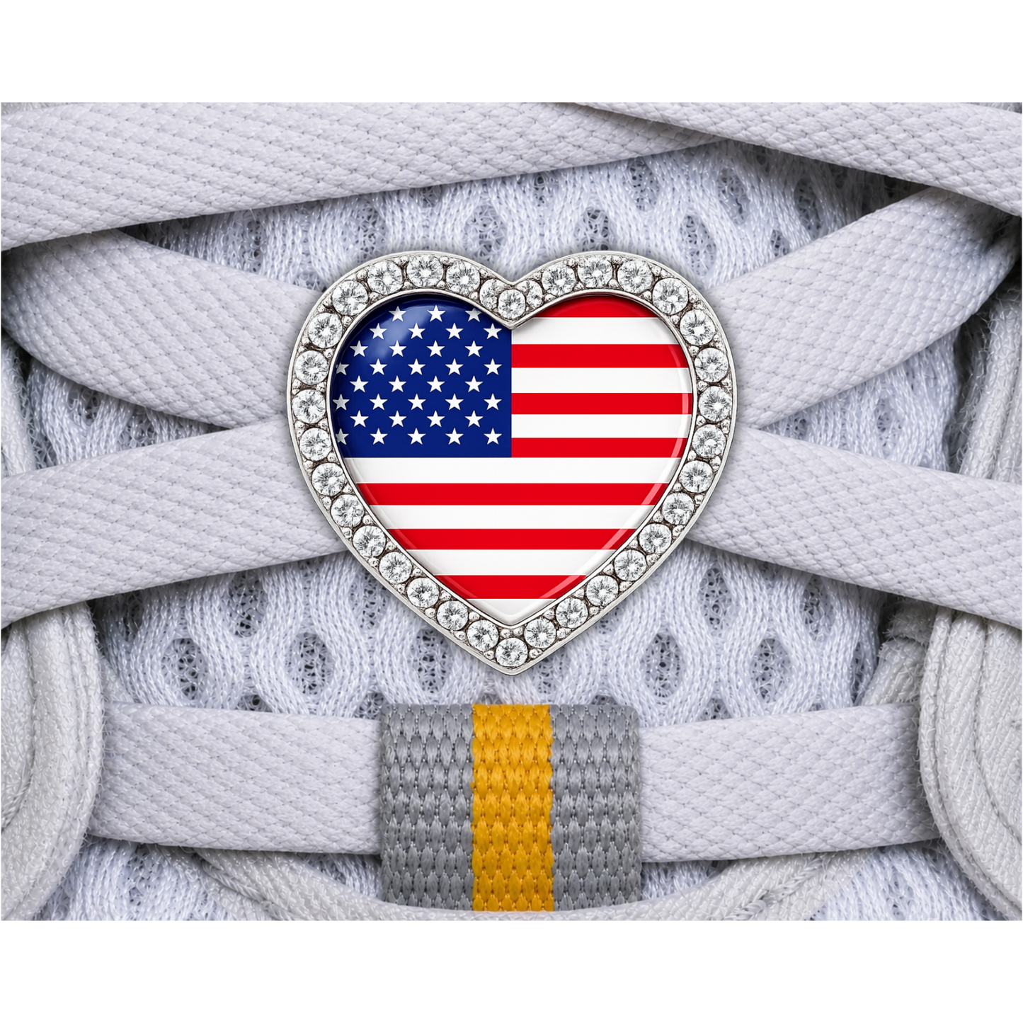 American Flag Sneaker Charm
