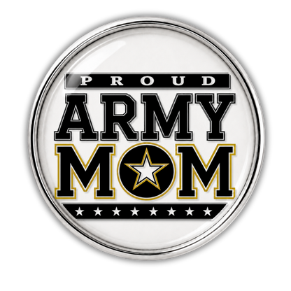 Proud Army Mom Sneaker Charm