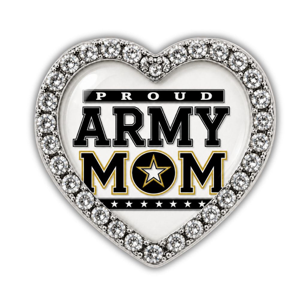 Proud Army Mom Sneaker Charm