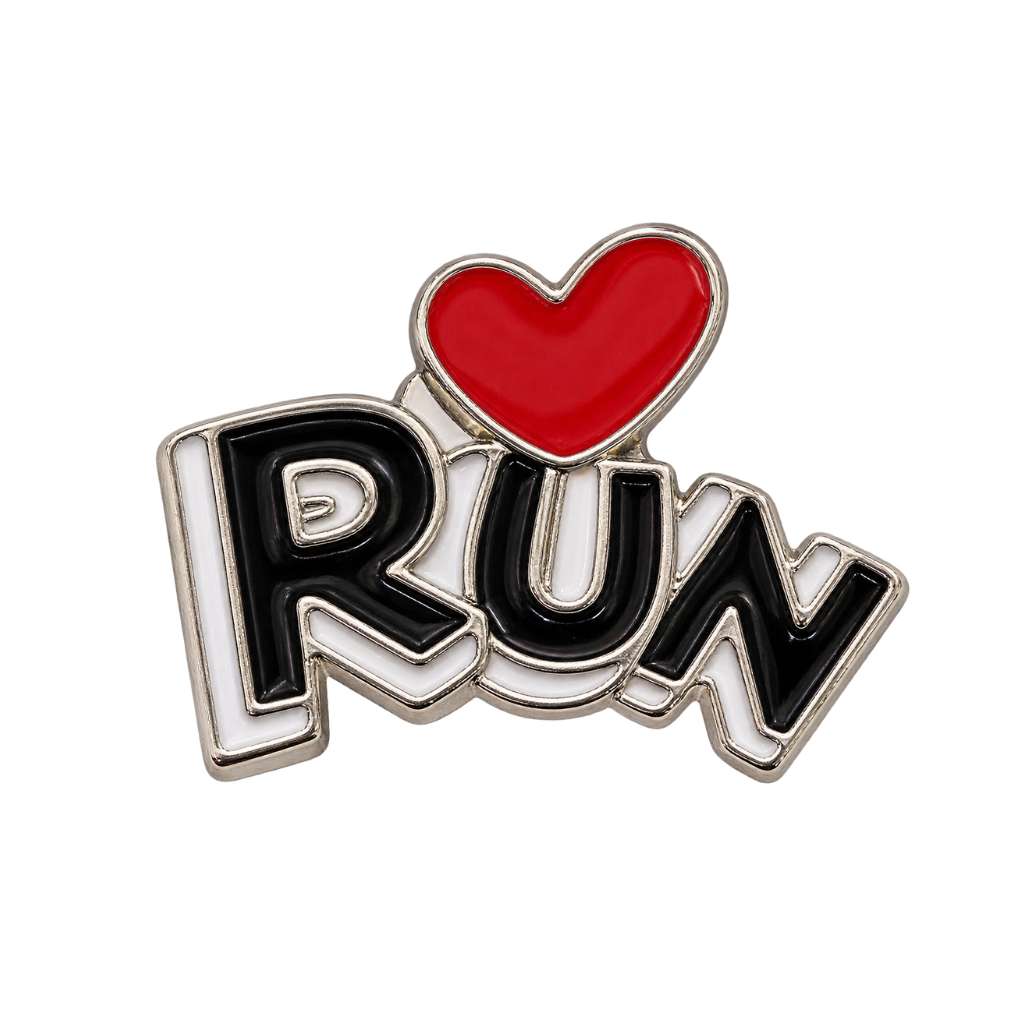 RUN Heart Sneaker Charm
