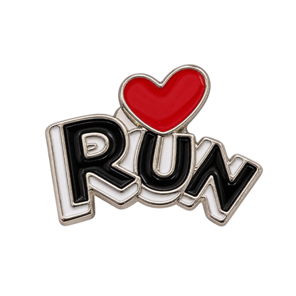 RUN Heart Sneaker Charm