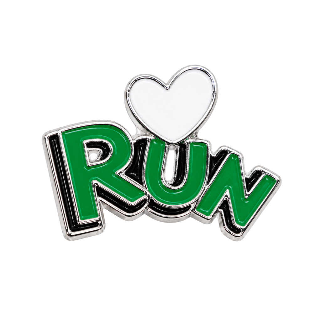 RUN Heart Sneaker Charm