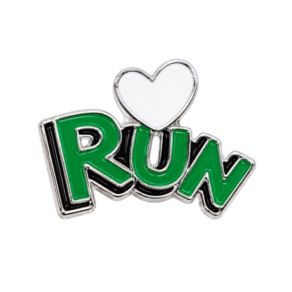 RUN Heart Sneaker Charm