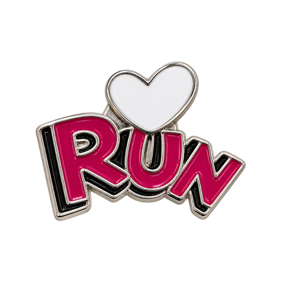 RUN Heart Sneaker Charm