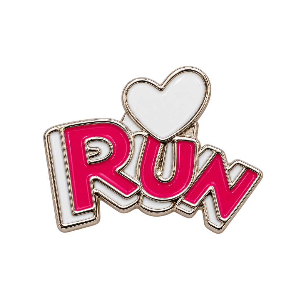RUN Heart Sneaker Charm