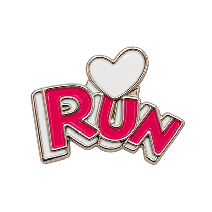 RUN Heart Sneaker Charm